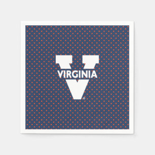 Serviette En Papier Pois de Virginia Cavaliers
