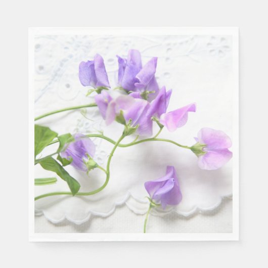 Serviette En Papier Pois doux (Devant)
