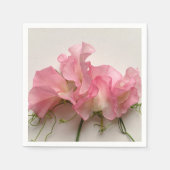 Serviette En Papier Pois doux roses gros (Devant)