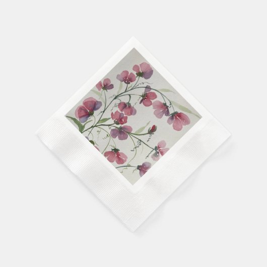 Serviette En Papier Pois doux - serviettes (Coin)