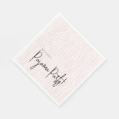 Serviette En Papier Pois du Pajama Soft Pink (Coin)