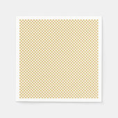 Serviette En Papier Pois épicé de moutarde (Devant)