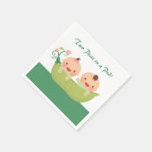 Serviette En Papier Pois mignons dans un Baby shower de Pod Twin Fourn (Coin)