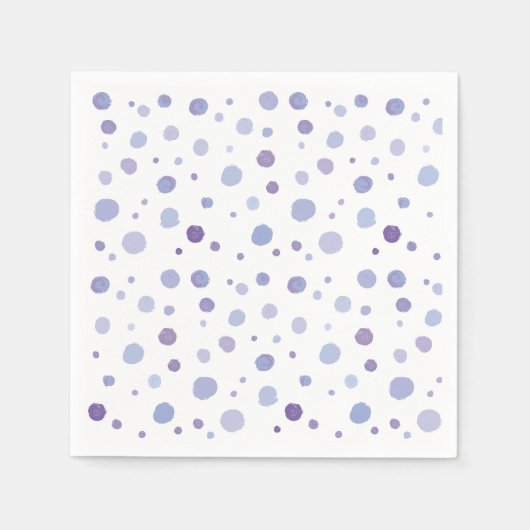 Serviette En Papier pois peint à la main (Devant)