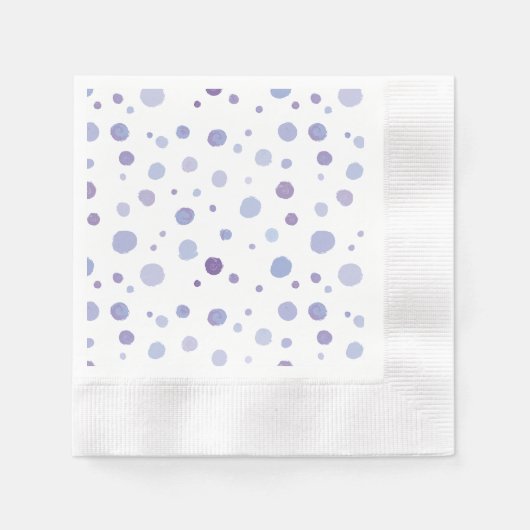 Serviette En Papier pois peints à la main (Devant)