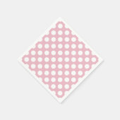 Serviette En Papier Pois roses, Motif Pointe Polka, Points, Pointe (Coin)