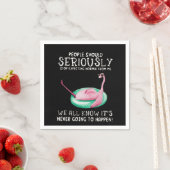 Serviette En Papier Poison de Flamingo | People Should Seriously Flami (En situation)
