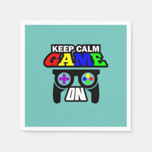 Serviette En Papier Poison Keep Calm Game