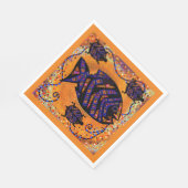 SERVIETTE EN PAPIER POISSON (Coin)
