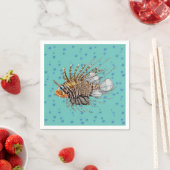 Serviette En Papier Poisson (En situation)