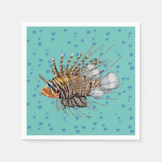 Serviette En Papier Poisson (Devant)