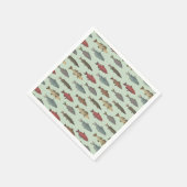 Serviette En Papier Poisson (Coin)