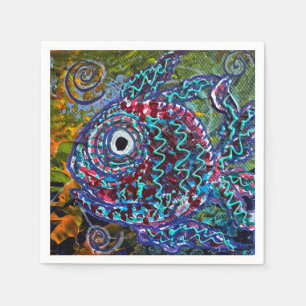 Serviette En Papier Poisson