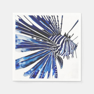 Serviette En Papier Poisson blanc
