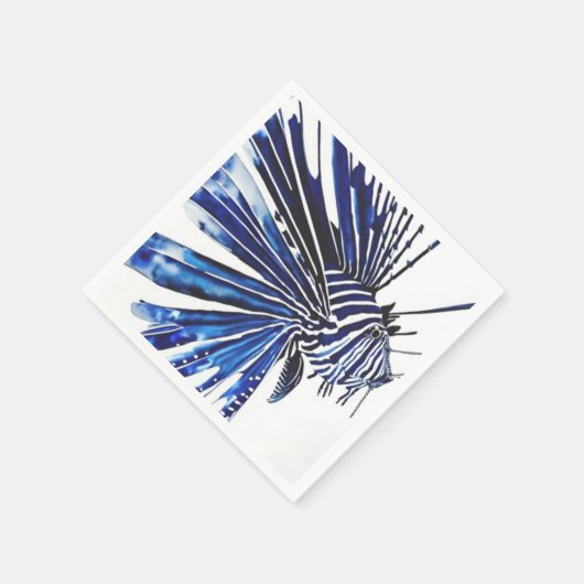 Serviette En Papier Poisson blanc (Coin)