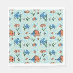Serviette En Papier Poisson Carton mignon