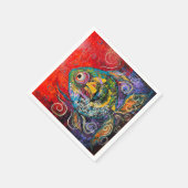 Serviette En Papier Poisson Cocktail serviettes (Coin)