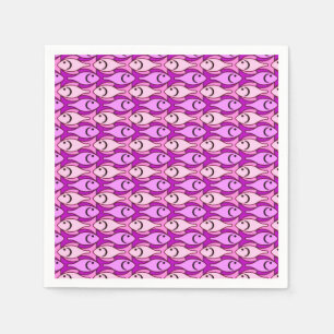 Serviette En Papier Poisson de style moderne du milieu du XXe siècle, 