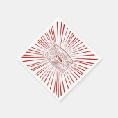 Serviette En Papier Poisson de thon (Coin)