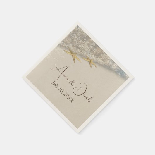 Serviette En Papier Poisson étoilé mariage (Coin)