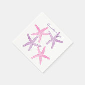 Serviette En Papier Poisson-étoile rose pourpre Thunder_Cove (Coin)