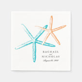 Serviette En Papier Poisson maigre | Mariage (Devant)