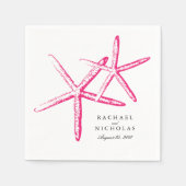 Serviette En Papier Poisson maigre | Mariage (Devant)