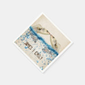 Serviette En Papier Poisson mariage dans l'eau (Coin)