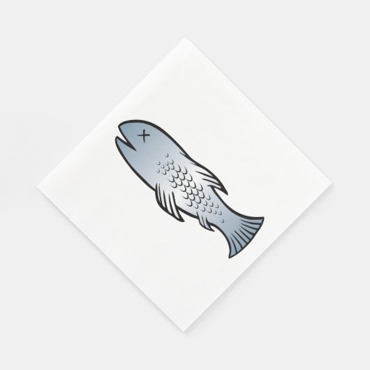 Serviette En Papier Poisson mort (Coin)