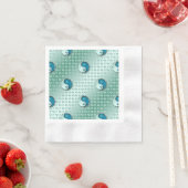 Serviette En Papier Poissons (En situation)
