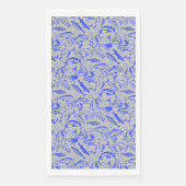Serviette En Papier Poissons bleu motif 10.b Lgrey BG (Devant)