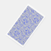 Serviette En Papier Poissons bleu motif 10.b Lgrey BG (Coin)