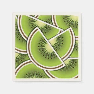 Serviette En Papier Poissons funky kiwi