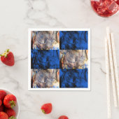 Serviette En Papier poitrine de carnaval (En situation)