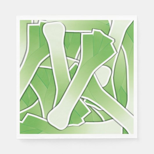 Serviette En Papier Poitrine funky (Devant)