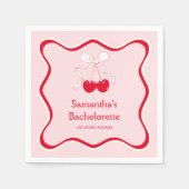 Serviette En Papier Poitrine Sur Le Top Bachelorette Party (Devant)