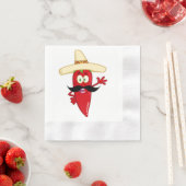 Serviette En Papier Poivre chili (En situation)