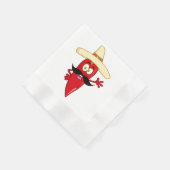 Serviette En Papier Poivre chili (Coin)