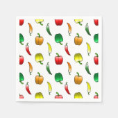 Serviette En Papier Poivrons Bell et poivrons doux longs (Devant)