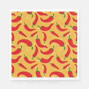 Serviette En Papier Poivrons chauds