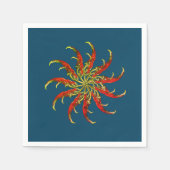 Serviette En Papier Poivrons rouges (Devant)