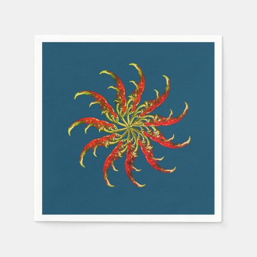 Serviette En Papier Poivrons rouges (Devant)