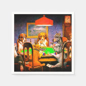 Serviette En Papier Poker (Devant)