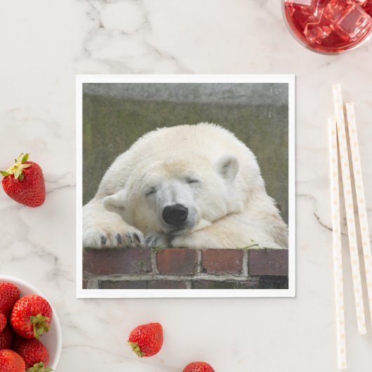 Serviette En Papier Polar_Bear_2015_0301 (En situation)