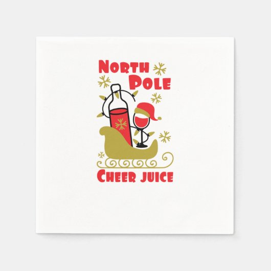 Serviette En Papier Pôle Nord Jus de fromage (Devant)