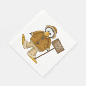 Serviette En Papier Pôle Nord Penguin (Coin)