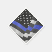 Serviette En Papier Police (Coin)