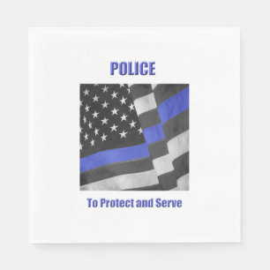 Serviette En Papier Police
