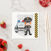 Serviette En Papier Police (En situation)