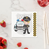Serviette En Papier Police (En situation)